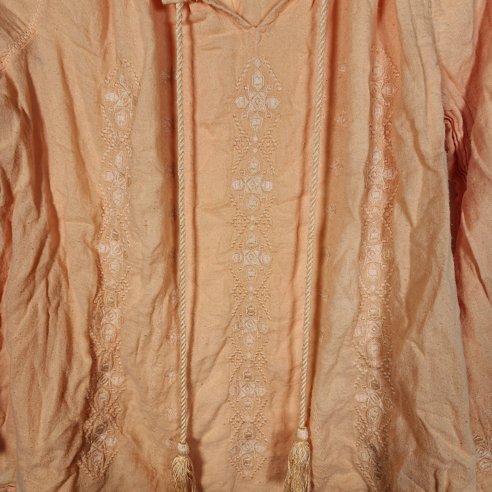 💥 J. Jill Peach Embroidered Boho Tunic - Picture 6 of 6